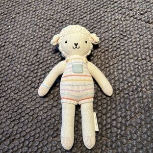Cuddle + Kind Avery the Lamb Adorable Cream Knit Toy